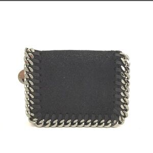 Authentic Stella McCartney Falabella Suede Trifold Wallet/1F6909